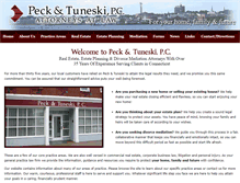 Tablet Screenshot of peck-tuneski.com